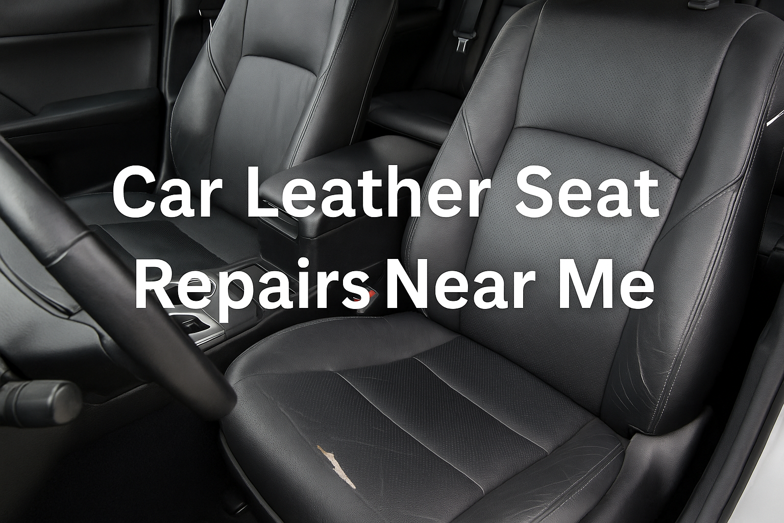 car leather seat repair near me